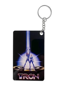 Tron 1982 Movie Poster Keychain